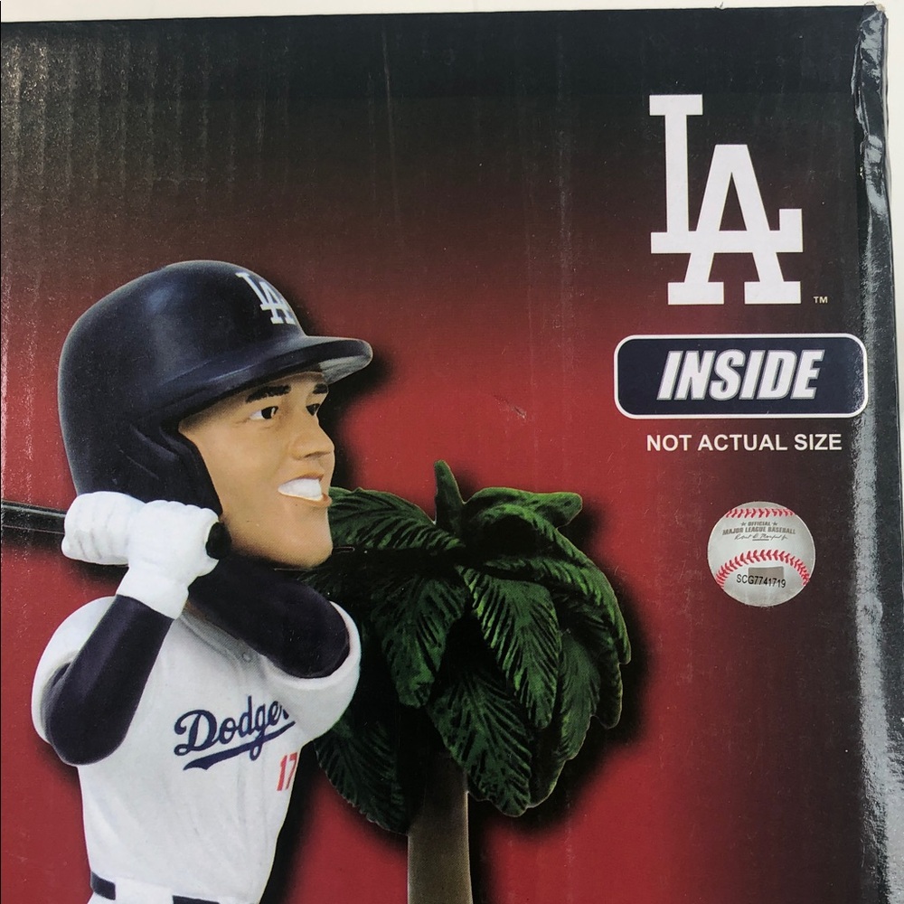 New MLB Los Angeles Dodgers Shohei Ohtani Next Stop Limited Bobblehead FOCO - Picture 6 of 11
